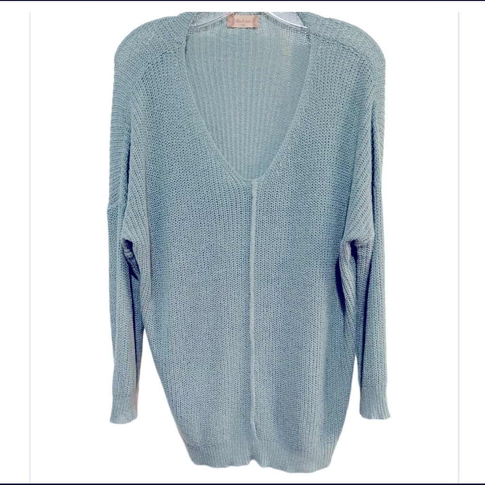 Altar’d State Teal Knit Sweater medium/large